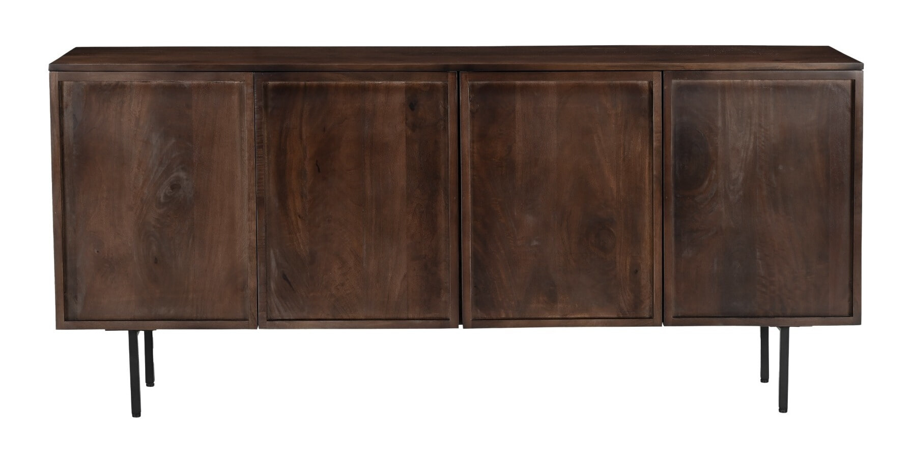 Livingfurn Dressoir 'Elan Brown' Mangohout, 180cm