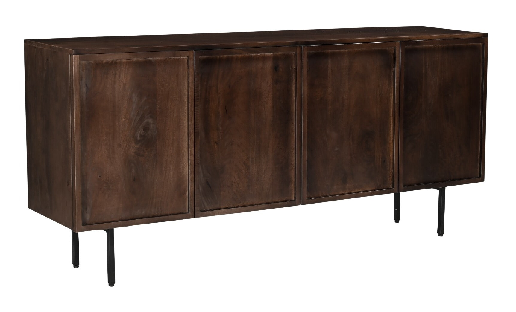 Livingfurn Dressoir 'Elan Brown' Mangohout, 180cm