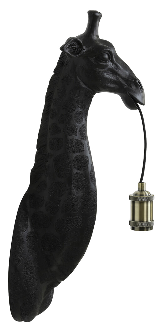 Light & Living Wandlamp 'Giraffe' kleur Mat Zwart