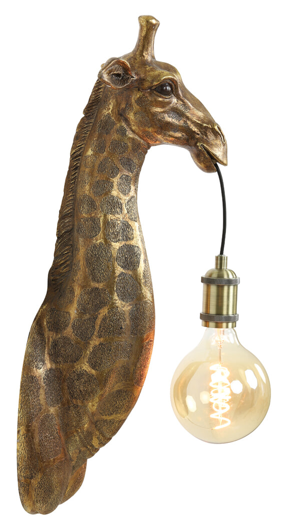 Light & Living Wandlamp 'Giraffe' kleur Antiek Brons