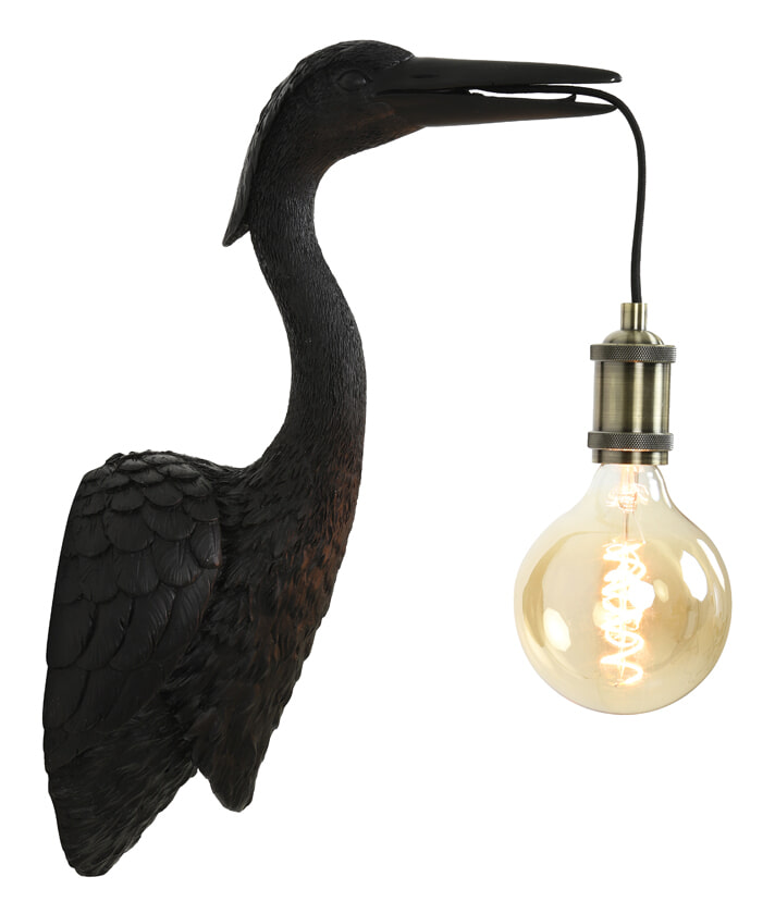 Light & Living Wandlamp 'Crane' kleur Mat Zwart