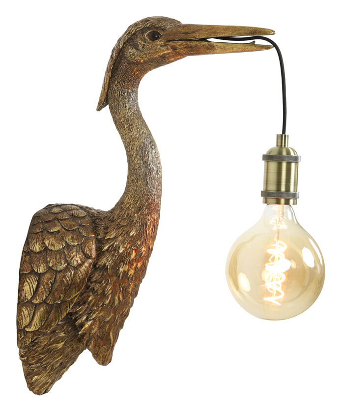 Light & Living Wandlamp 'Crane' kleur Antiek Brons