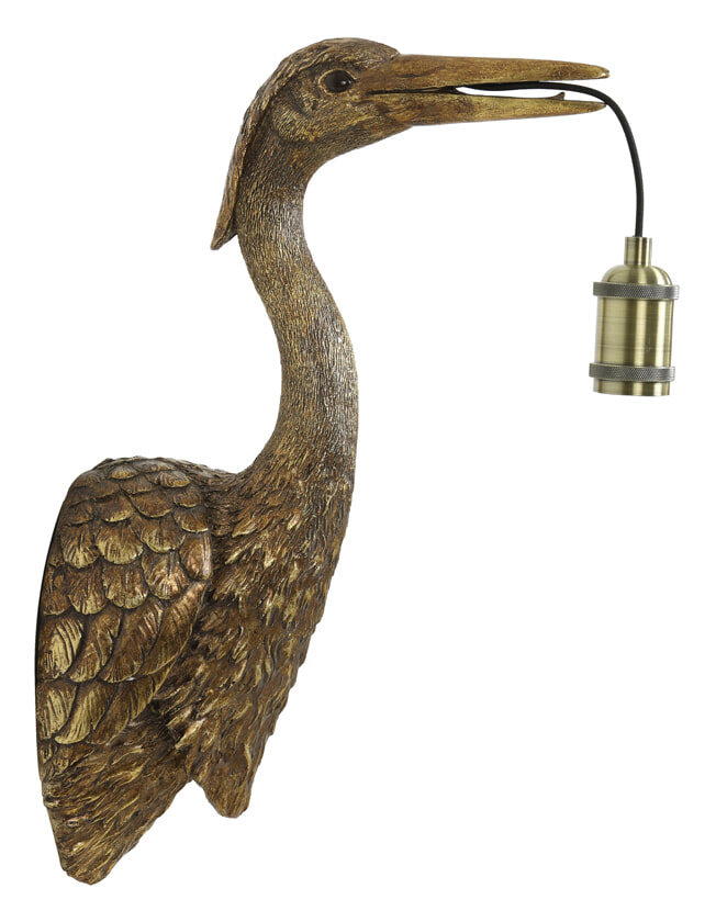 Light & Living Wandlamp 'Crane' kleur Antiek Brons