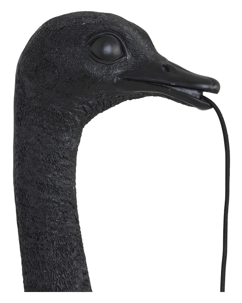 Light & Living Wandlamp 'Ostrich' 57cm, kleur Zwart