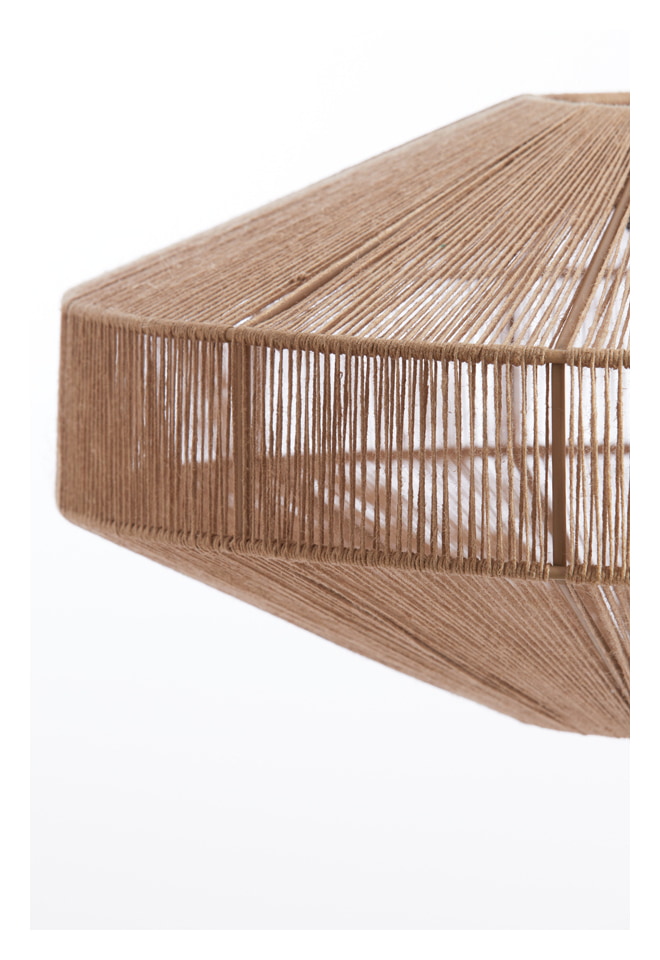 Light & Living Wandlamp 'Lyra' kleur Naturel/Mat Zwart