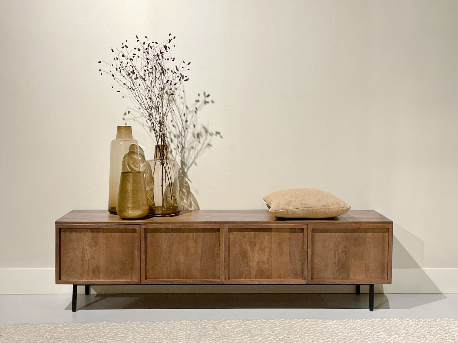 Livingfurn TV-meubel 'Elan' Mangohout, 180cm