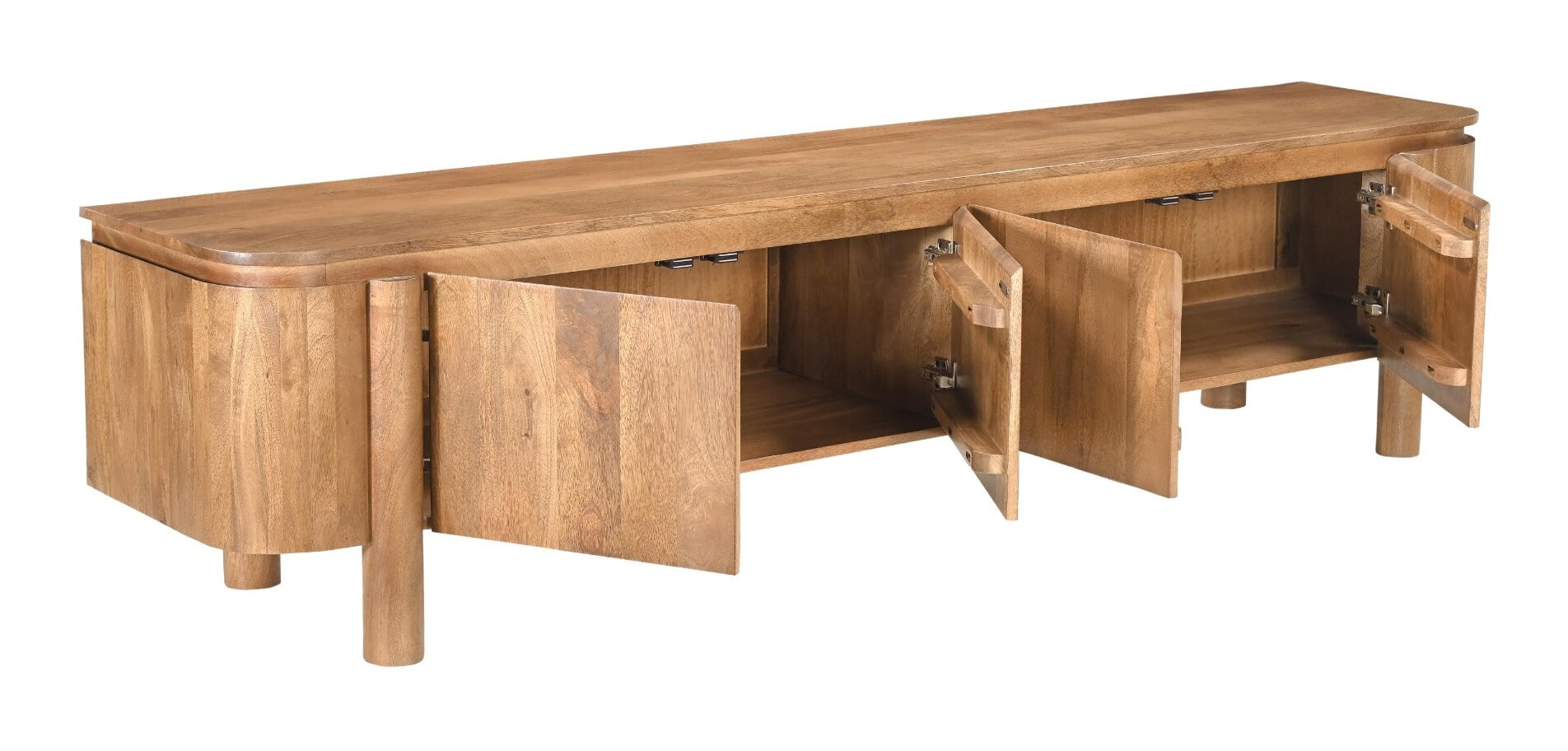 Livingfurn TV-meubel 'Salano' Mangohout, 210 cm