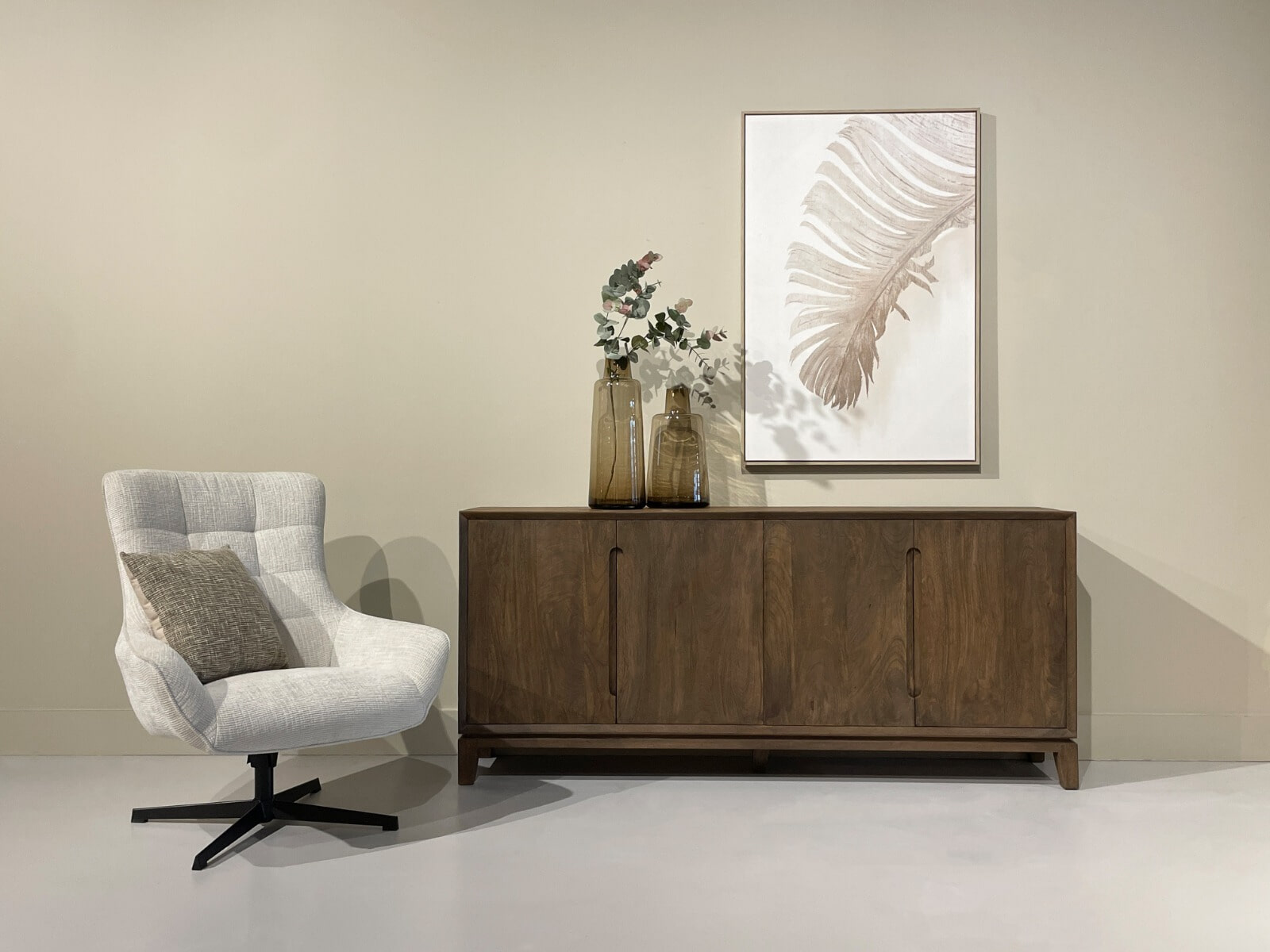 Livingfurn Dressoir 'Cortez' Mangohout, 190cm