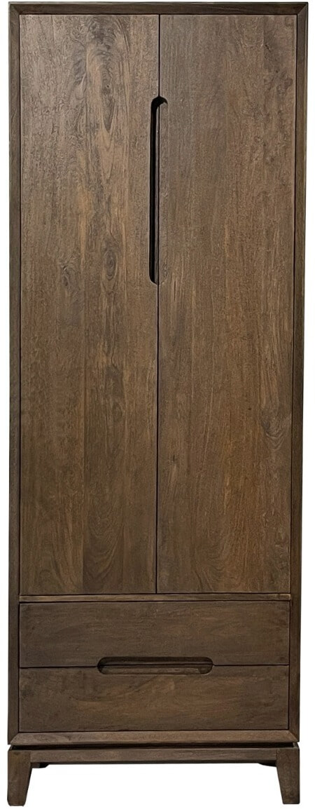 Livingfurn Opbergkast 'Cortez' Mangohout, 200 x 75cm