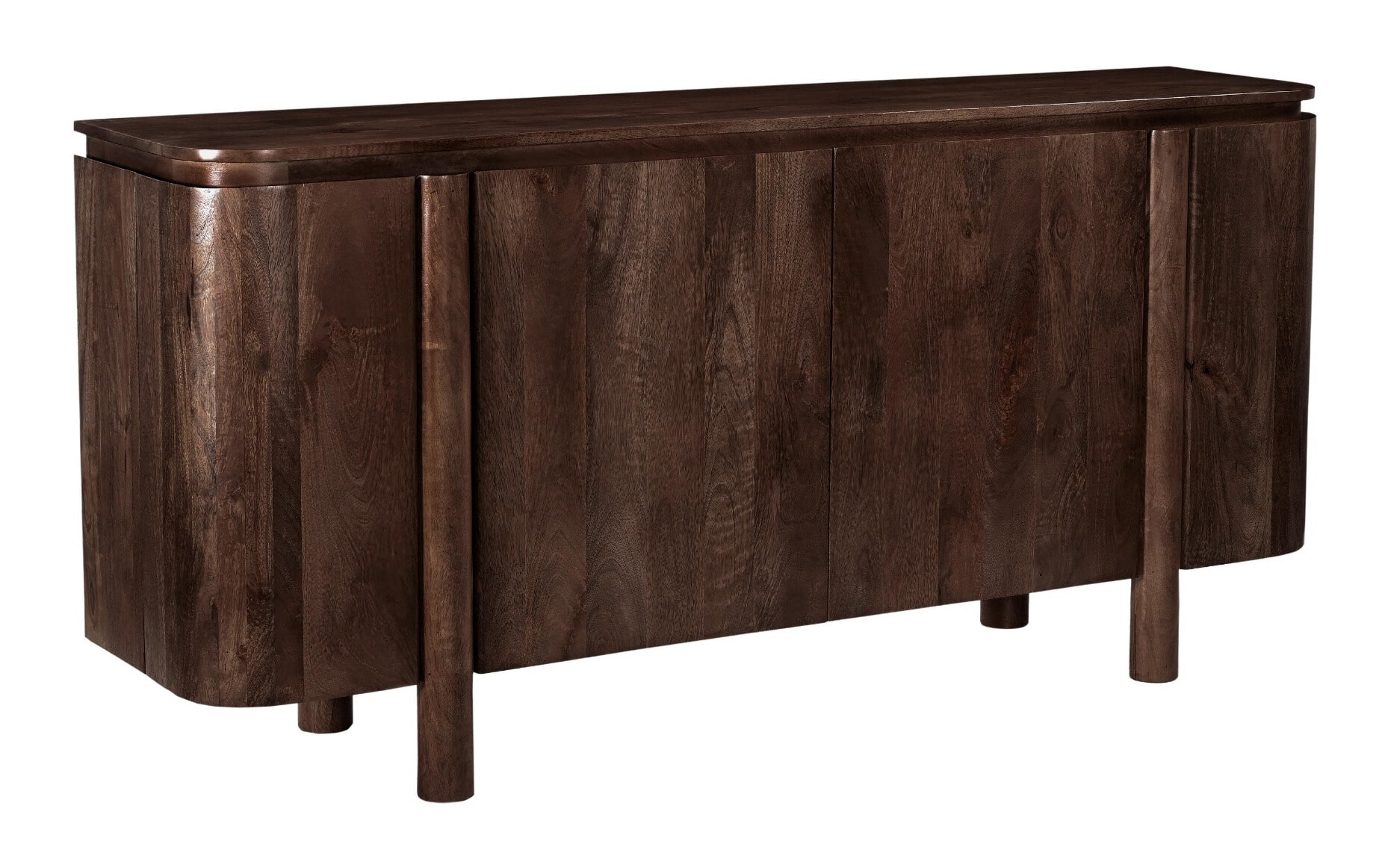 Livingfurn Dressoir 'Salano' Mangohout, 170 cm, kleur Bruin