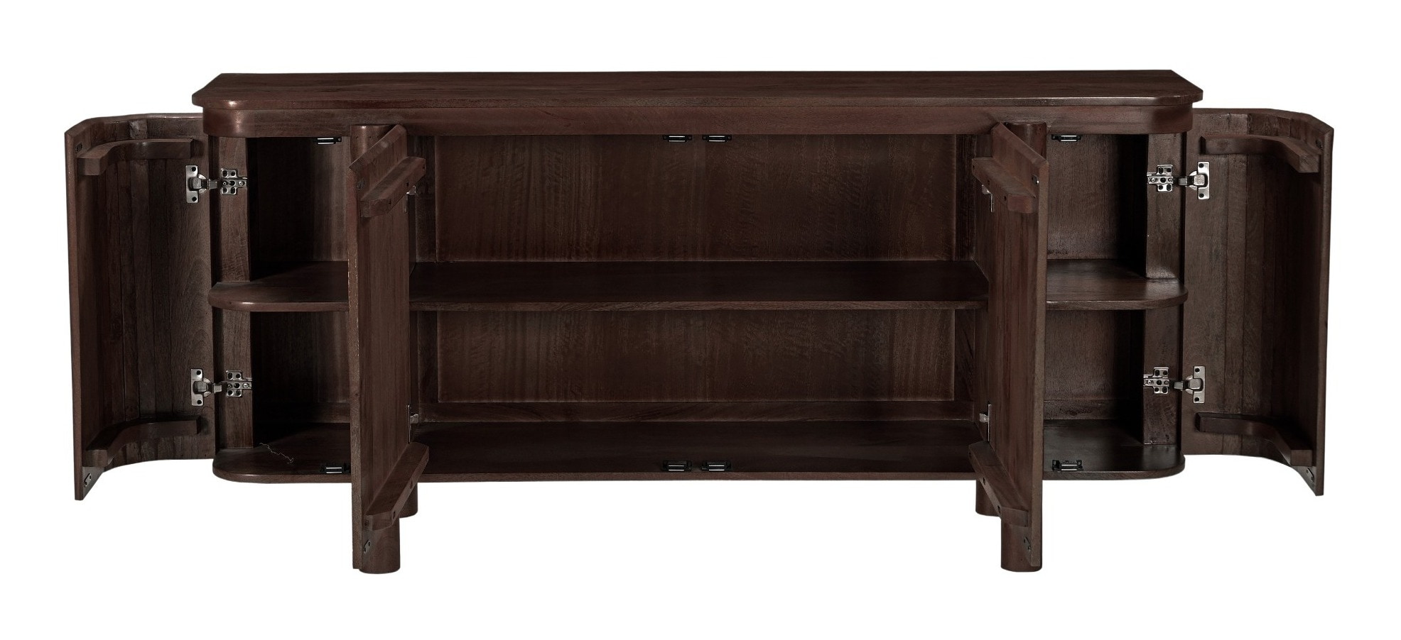 Livingfurn Dressoir 'Salano' Mangohout, 170 cm, kleur Bruin