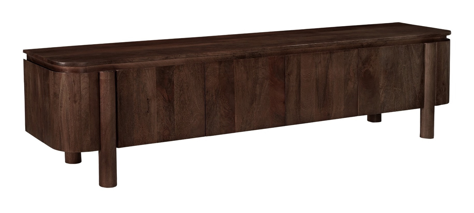 Livingfurn TV-meubel 'Salano' Mangohout, 210cm, kleur Bruin