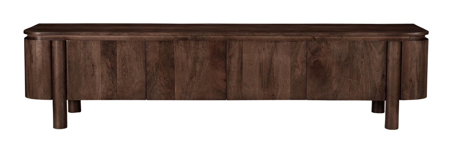 Livingfurn TV-meubel 'Salano' Mangohout, 210cm, kleur Bruin