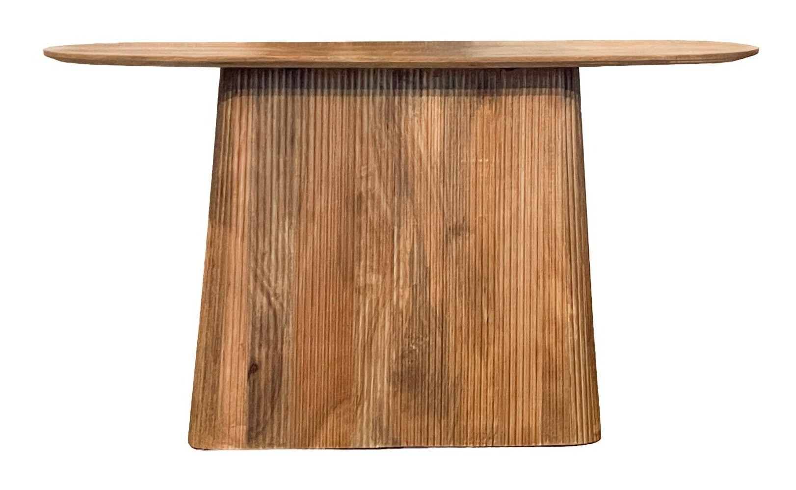 Livingfurn Ovale Sidetable 'Salvator' Mangohout, 140cm, kleur Bruin