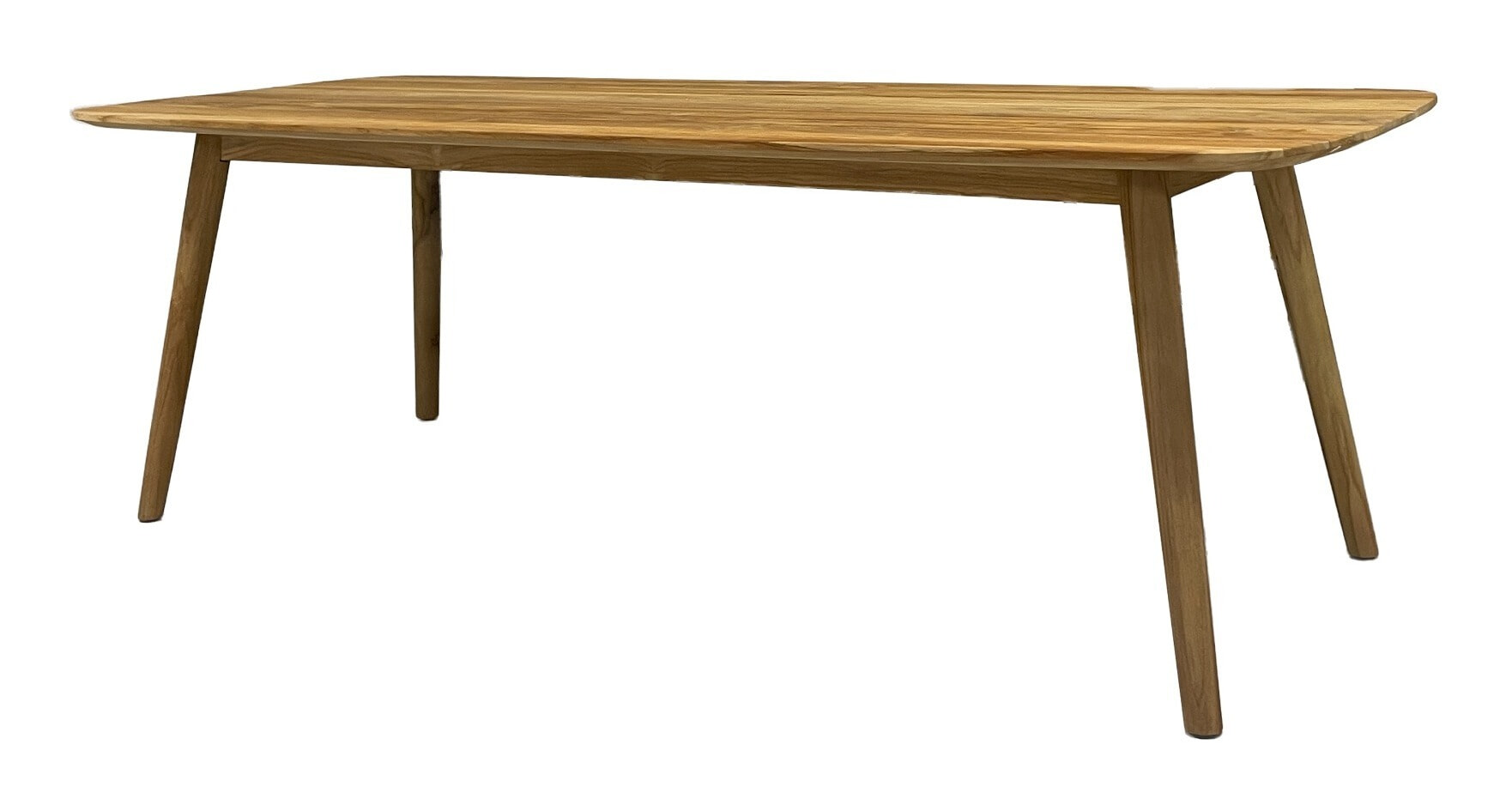 Livingfurn Tuintafel Lugano Teakhout, 240 x 100cm - Bruin