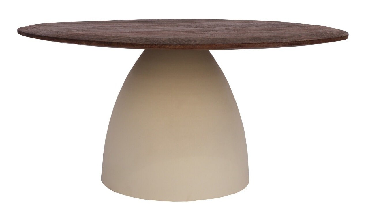 Sohome Organische Salontafel 'Madin' Mangohout, Set van 2 stuks