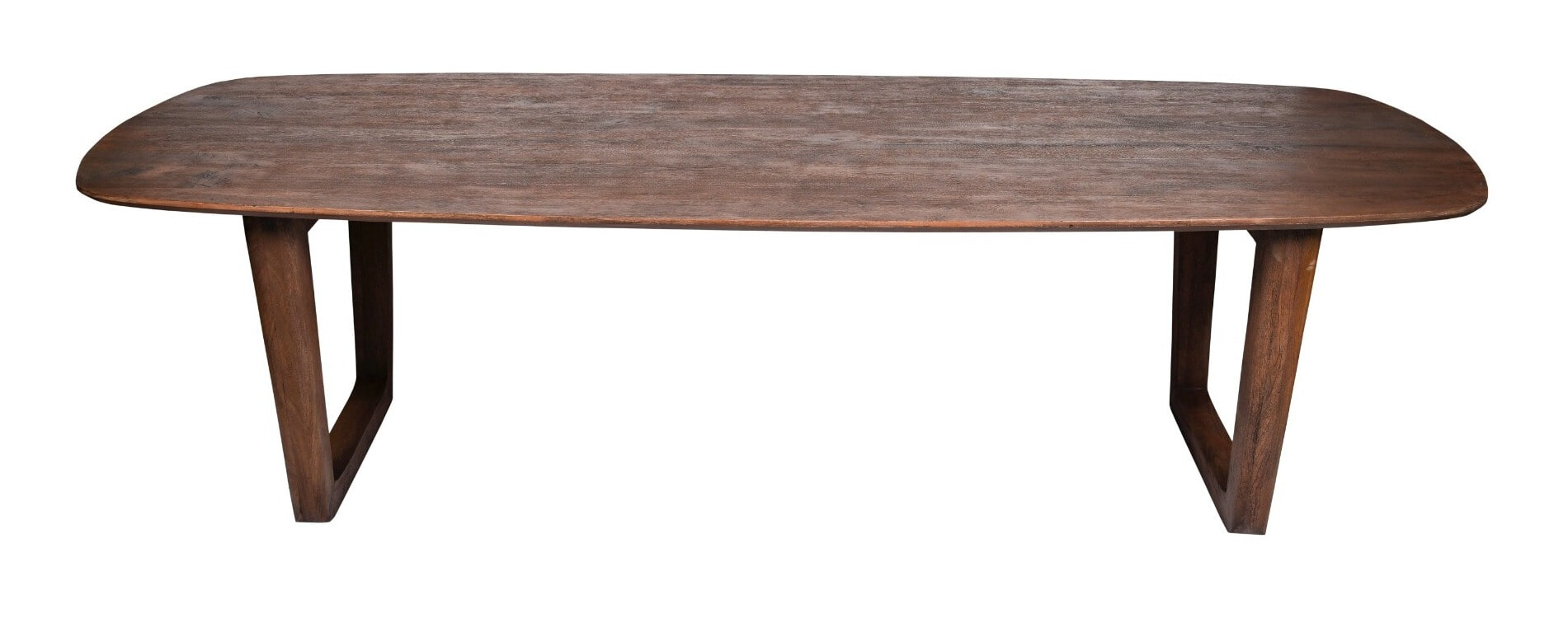 Livingfurn Deens Ovale Eettafel 'Cortez' Mangohout, 270 x 100cm