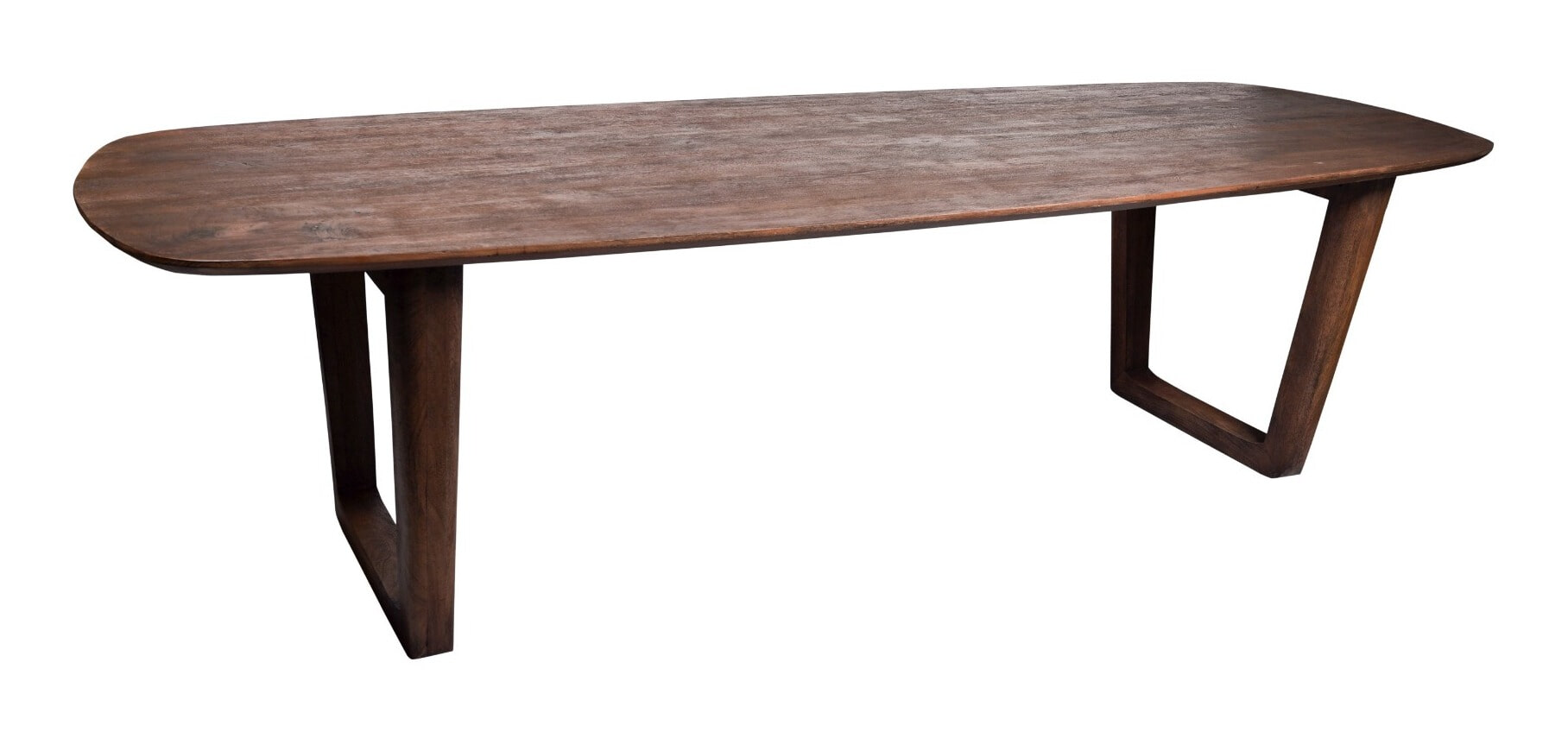 Livingfurn Deens Ovale Eettafel 'Cortez' Mangohout, 270 x 100cm