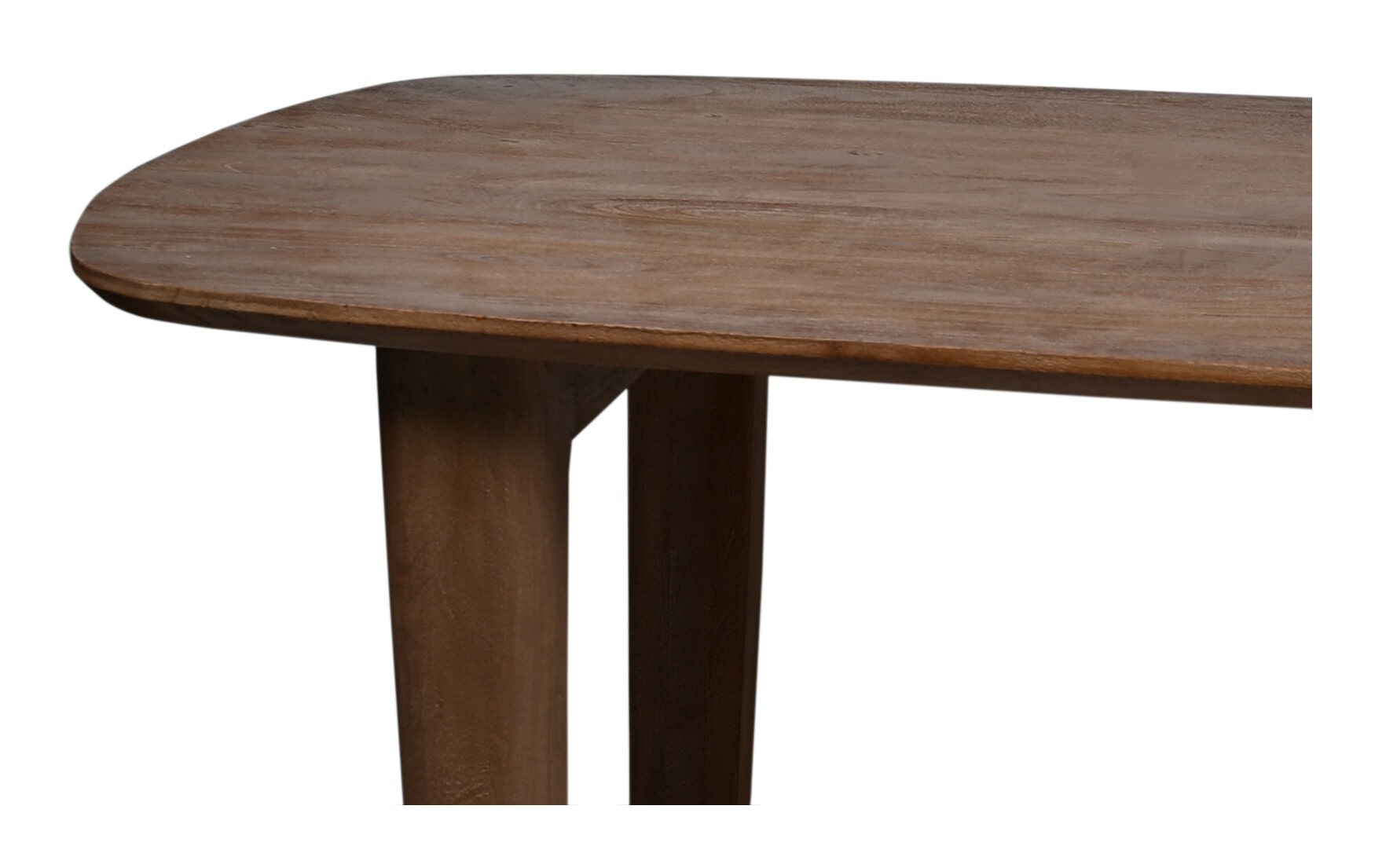 Livingfurn Deens Ovale Eettafel 'Cortez' Mangohout, 270 x 100cm