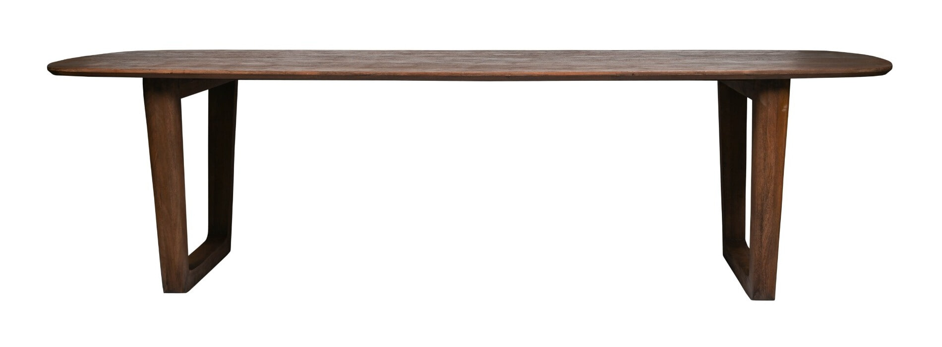 Livingfurn Deens Ovale Eettafel 'Cortez' Mangohout, 270 x 100cm