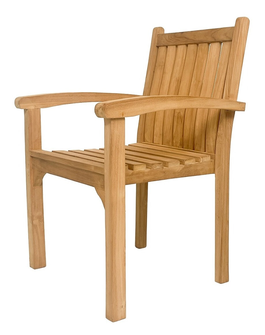 Livingfurn Tuinstoel 'Marco' Teakhout