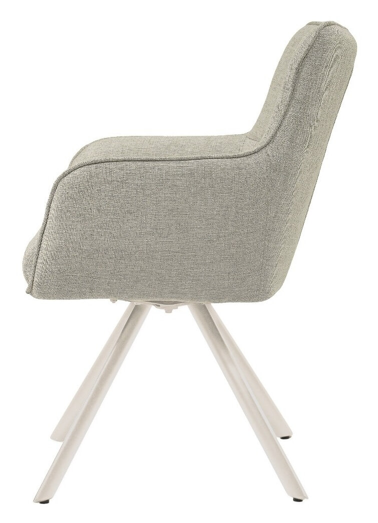 Livingfurn Draaibare Eetkamerstoel 'Tori' kleur Naturel