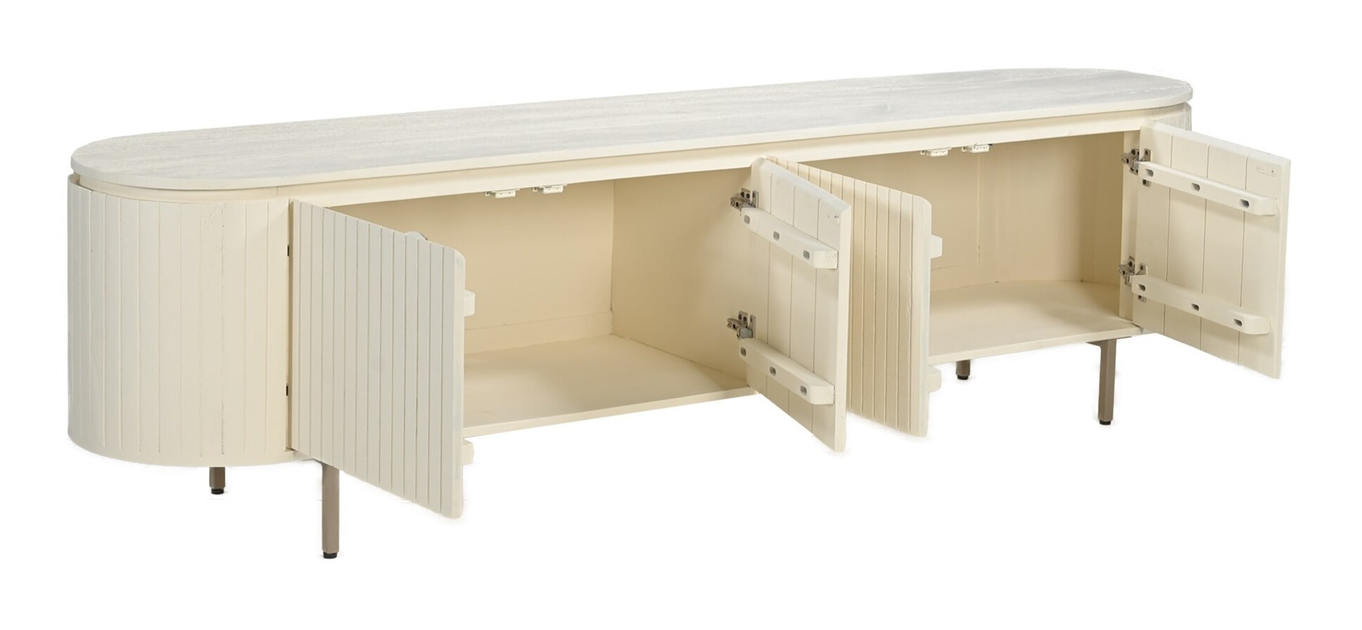 Livingfurn TV-meubel 'Patou' Mangohout, 210cm