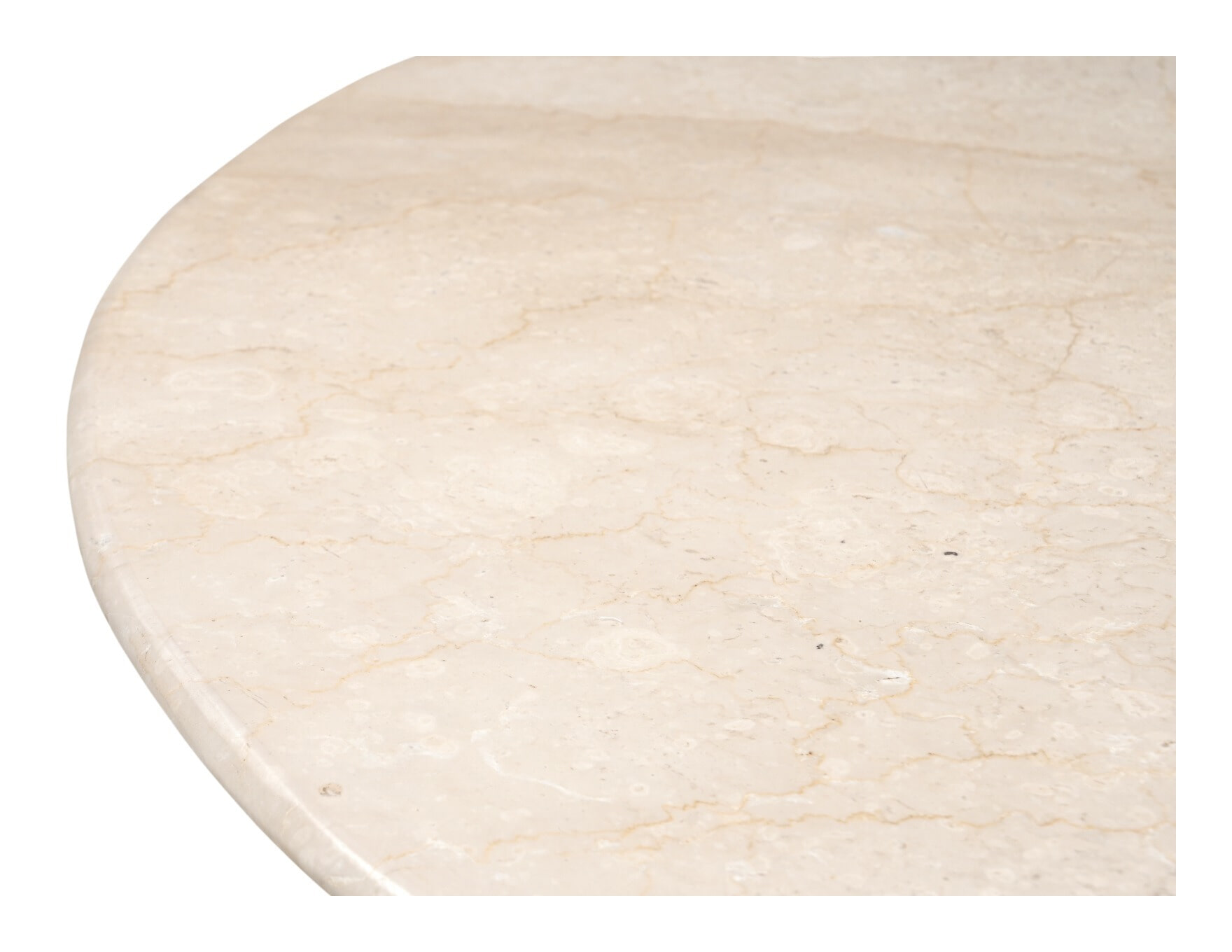 Sohome Ronde Eettafel 'Margred' Marmer en mangohout, 130cm