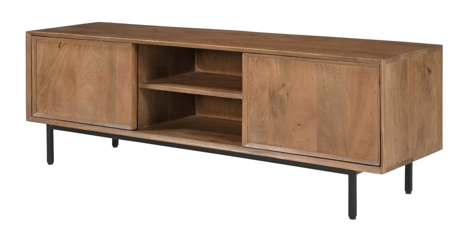 Livingfurn TV-meubel 'Ravenstein' Mangohout, kleur Naturel