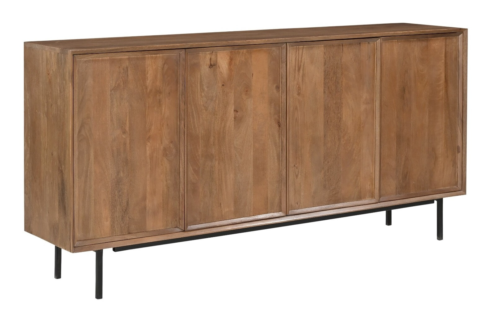 Livingfurn Dressoir Ravenstein Mangohout, 180cm - Naturel