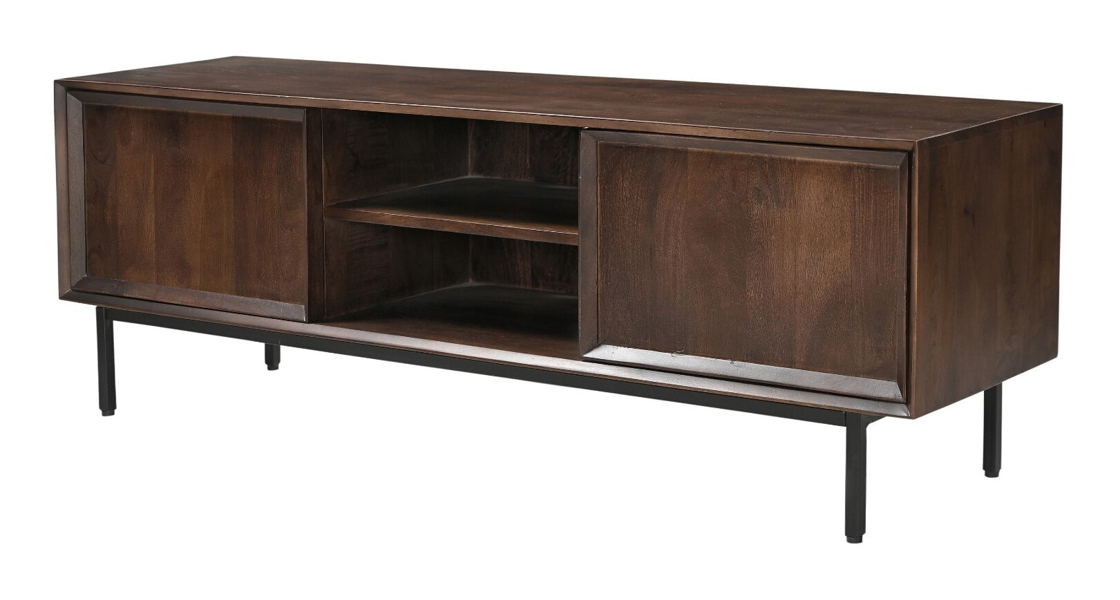 Livingfurn TV-meubel 'Ravenstein' Mangohout, kleur Bruin