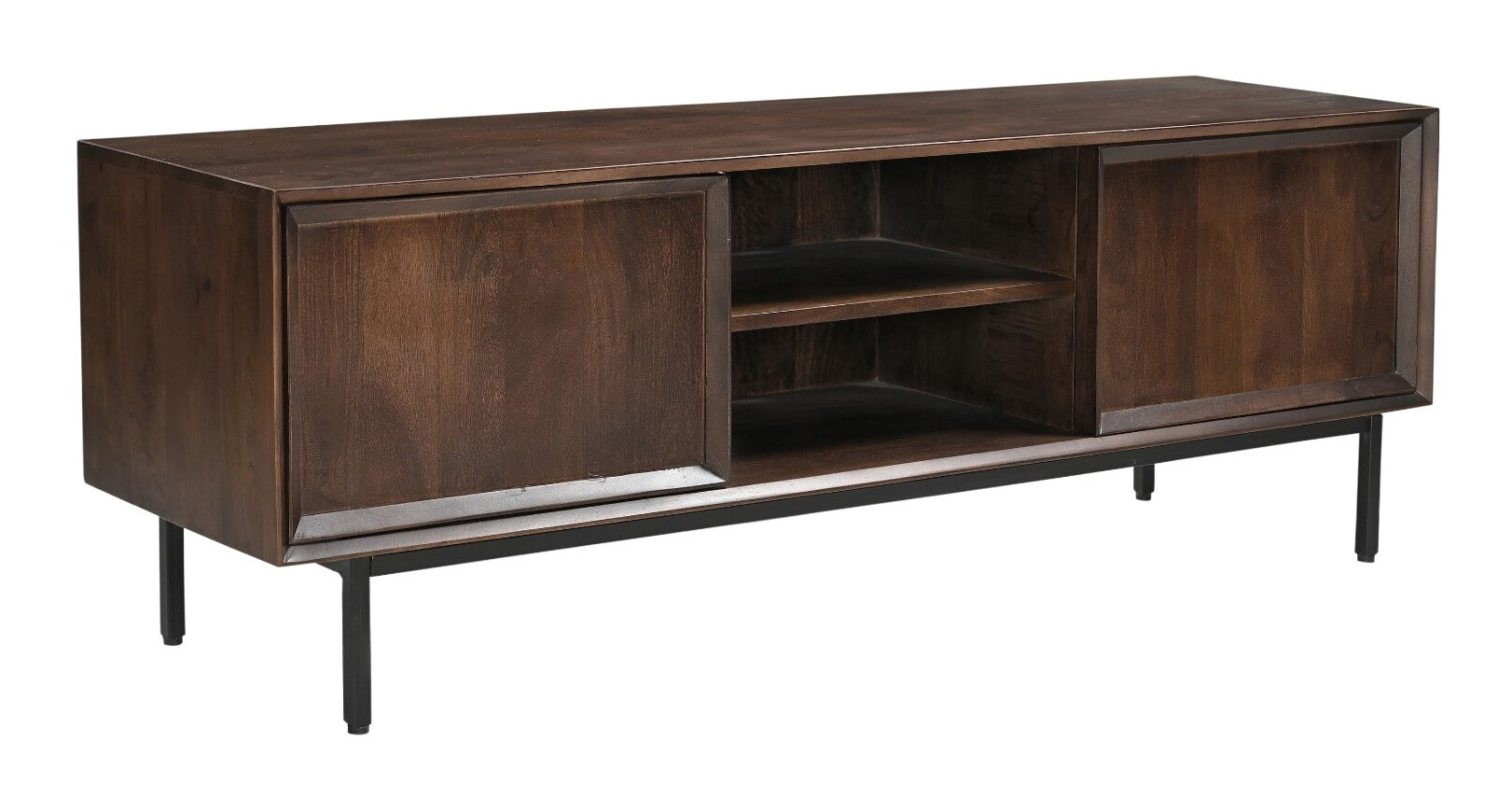 Livingfurn TV-meubel 'Ravenstein' Mangohout, 150cm, kleur Bruin