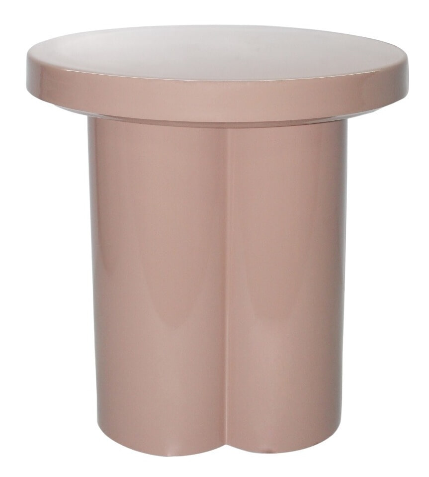 Brix Ronde Bijzettafel Noa 43cm - Vintage Roze