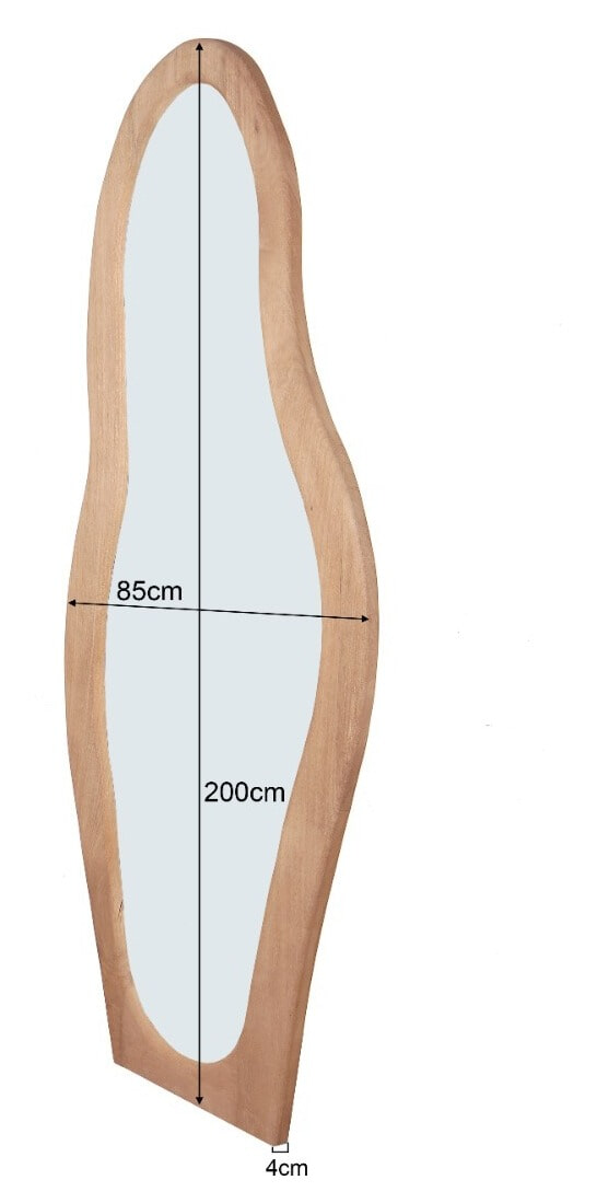 Brix Organische Spiegel 'Olivia' 200 x 85cm, kleur Almond