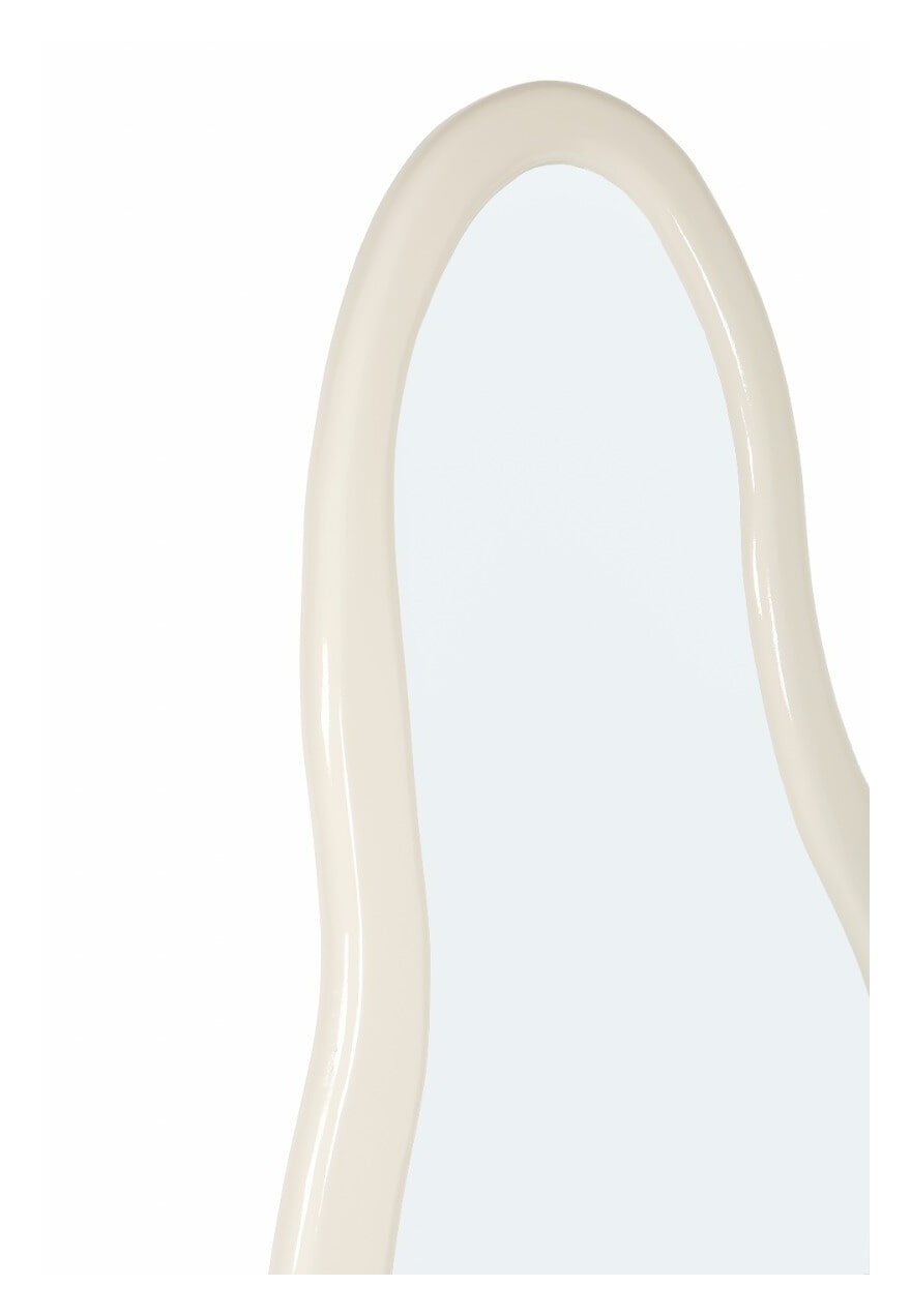 Brix Organische Spiegel 'Olivia' 200 x 85cm, kleur Off White