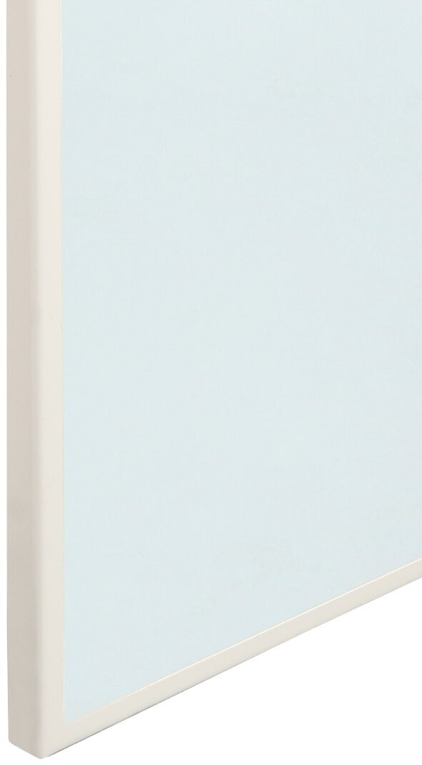 Brix Gebogen Spiegel 'Lauren' 200 x 80cm, kleur off-white