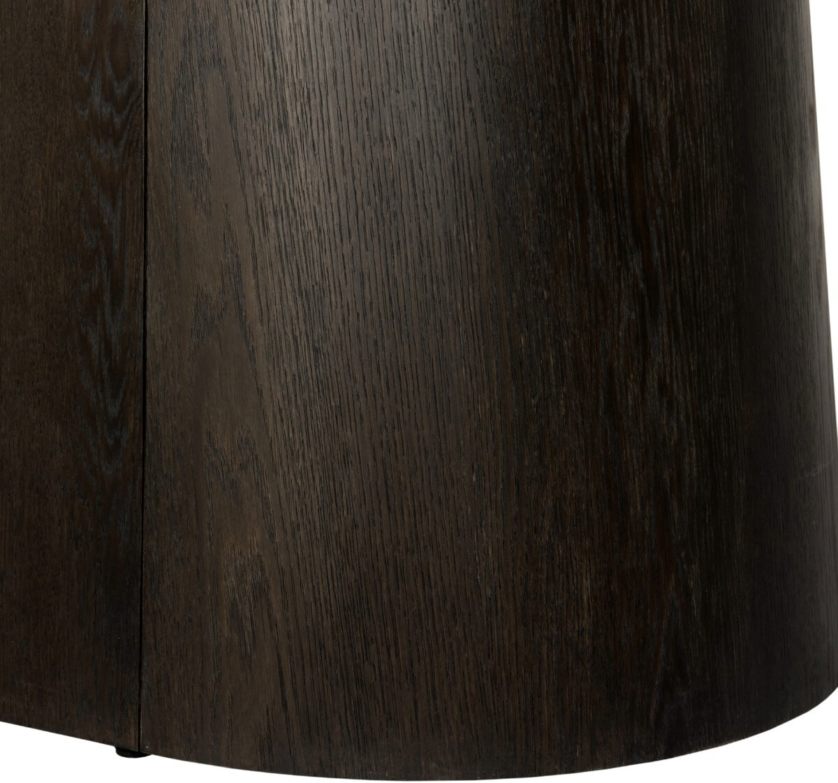 Livingfurn Ovale Eettafel 'Novero' Eiken, 230 x 110cm, kleur Espresso