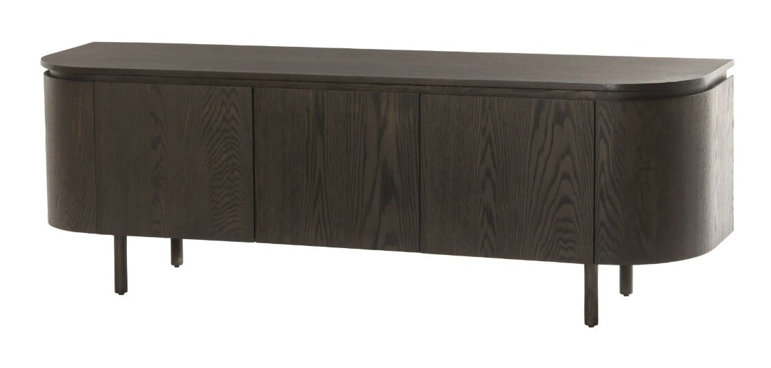 Livingfurn TV-meubel 'Tobago' Eiken, kleur Espresso