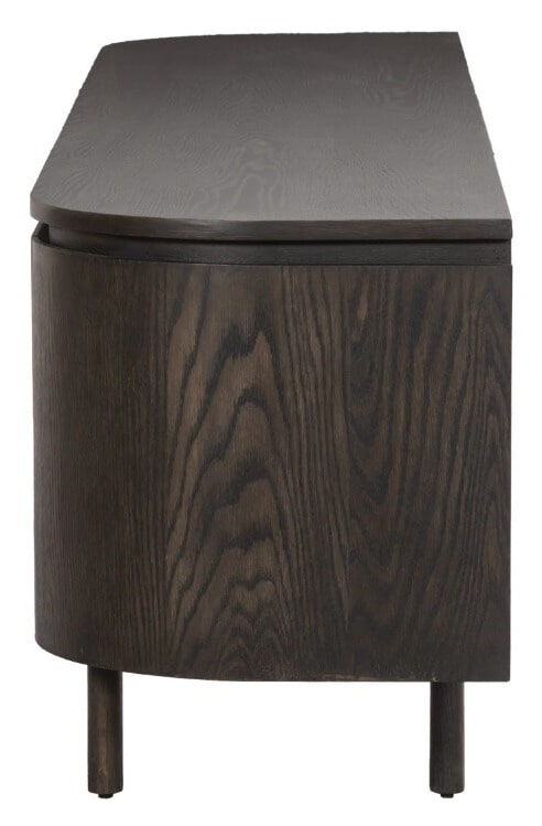 Livingfurn TV-meubel 'Tobago' Eiken, 210cm, kleur Espresso
