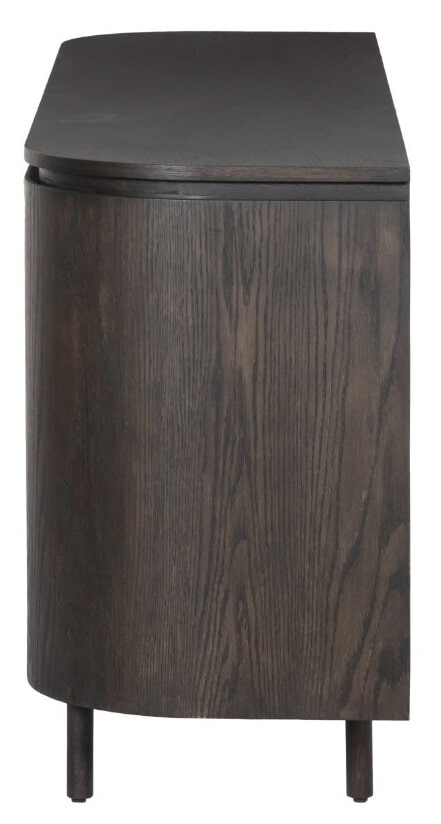 Livingfurn Dressoir 'Tobago' Eiken, 115cm, kleur Espresso