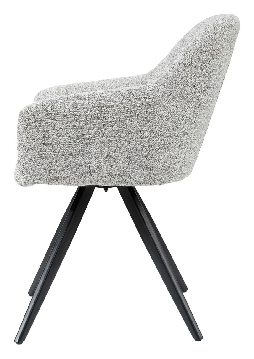 Livingfurn Draaibare Eetkamerstoel 'Tommy' kleur Oasis