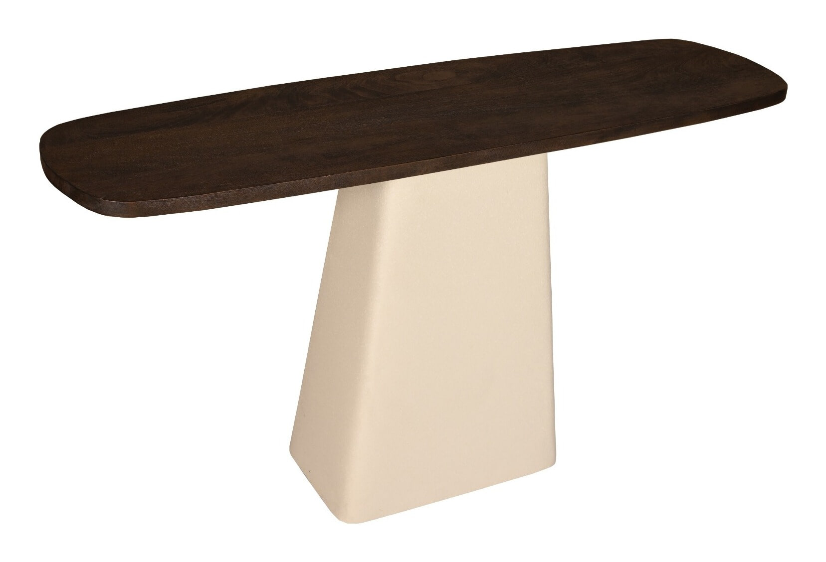 Brix Sidetable Mylon Mangohout en gecoat staal, 140cm - Bruin