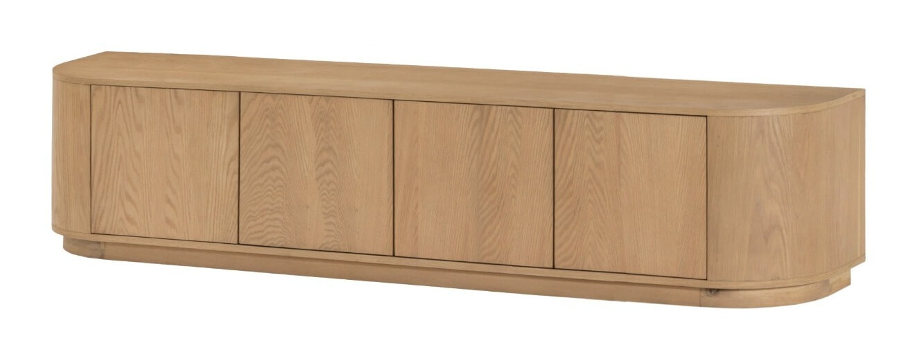 Livingfurn TV-meubel Novero Eiken, 220cm - Naturel