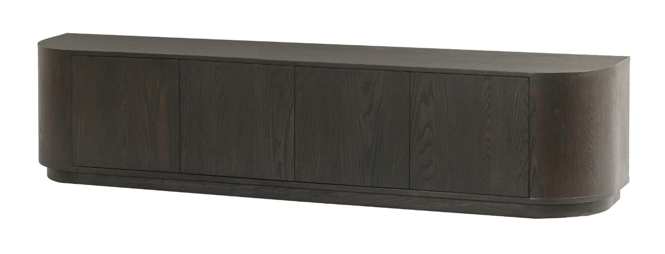 Livingfurn TV-meubel Novero Eiken, 220cm - Espresso
