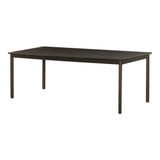 Livingfurn Eettafel 'Tobago' Eiken, 220 x 90cm, kleur Espresso