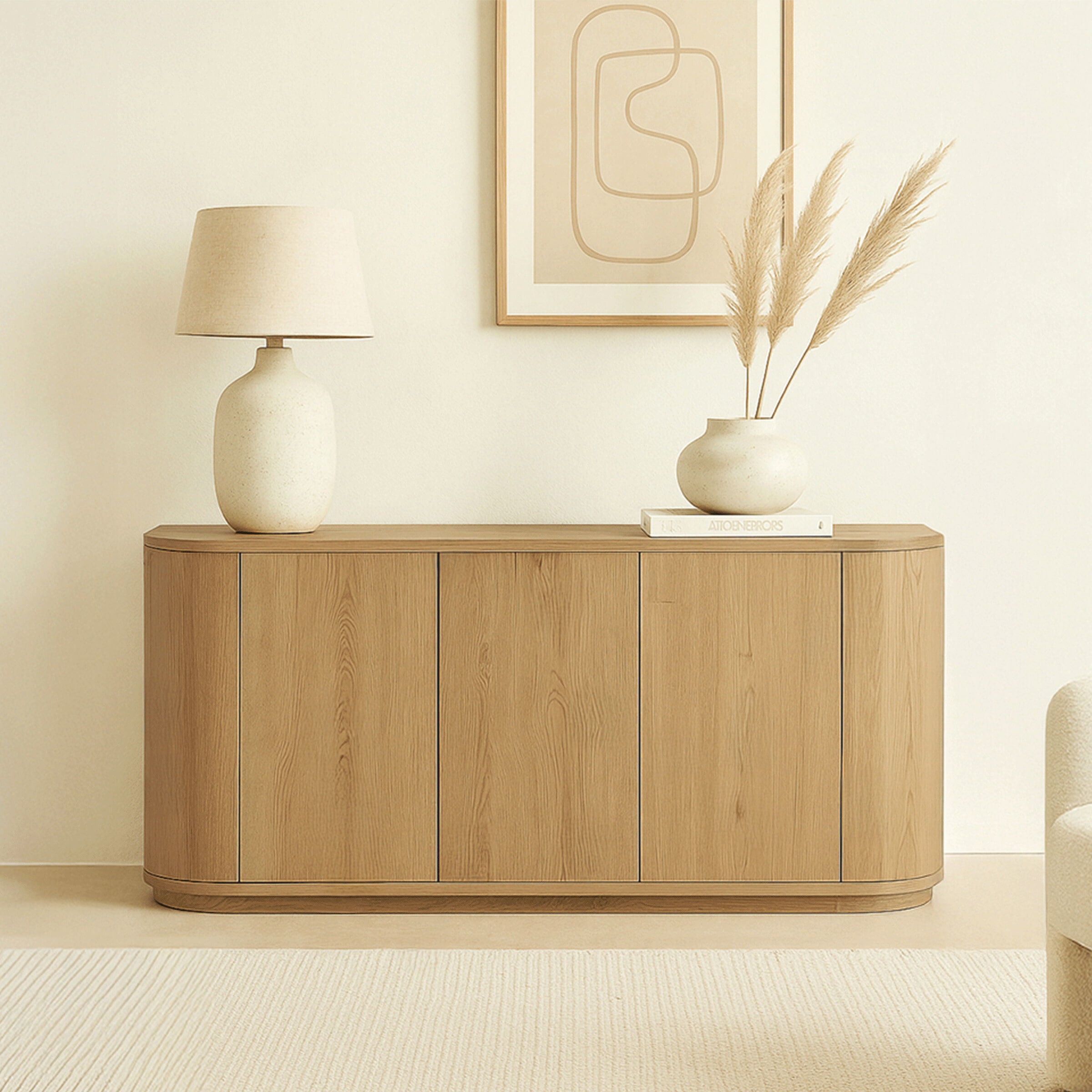 Livingfurn Dressoir 'Novero' Eiken, 170cm