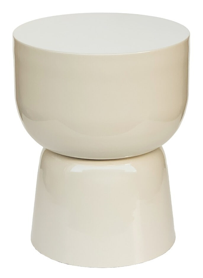 Brix Ronde Bijzettafel Kian 35cm - Off White
