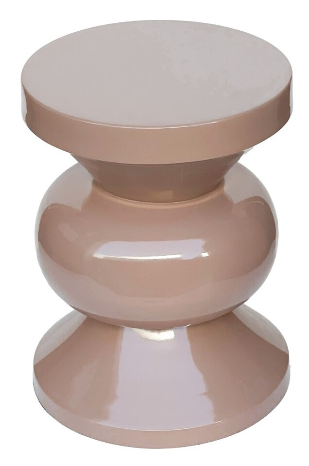 Brix Ronde Bijzettafel 'Ole' 36cm kleur Vintage Roze