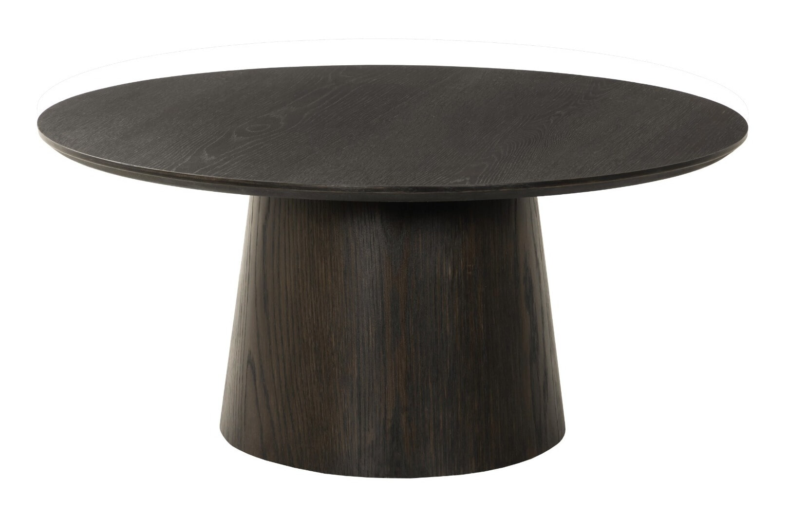 Livingfurn Ronde Salontafel Novero Eiken, 80cm - Espresso