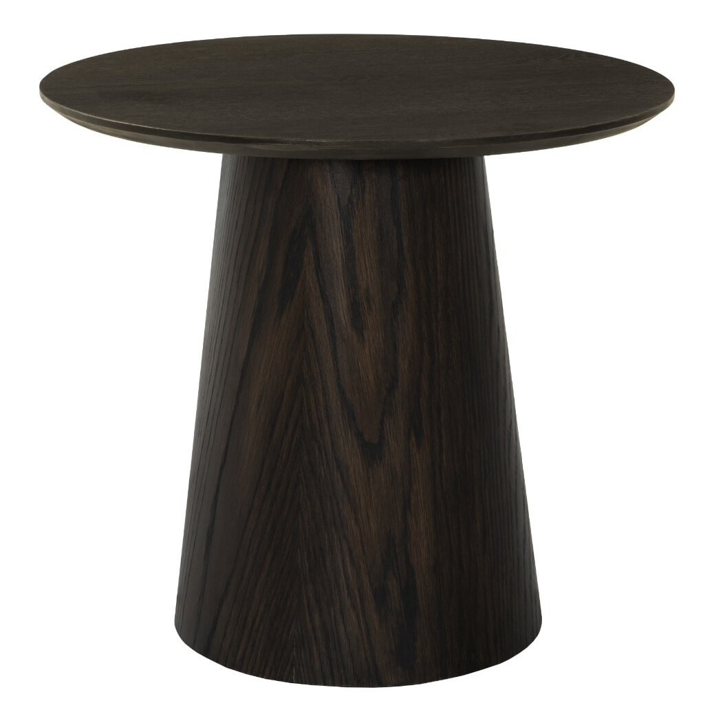 Livingfurn Ronde Salontafel Novero Eiken, 50cm - Espresso